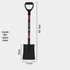 Portable Manganese Steel Tactical Shovel
