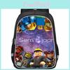 Roblox Schulrucksack mit großem Fassungsvermögen, leicht und strapazierfähigem Oxford-Gewebe, Kinderrucksack
