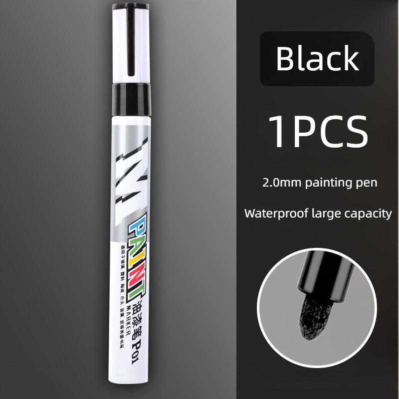 Waterproof Non-Fading White Black Red Paint Pen Graffiti Touch up Tire Marking Quick-Drying Marker for Auto Body Repair