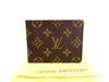 Authentic Monogram Brown Leather Bifold Bill Wallet M60930 #b270  Seller Refurbished