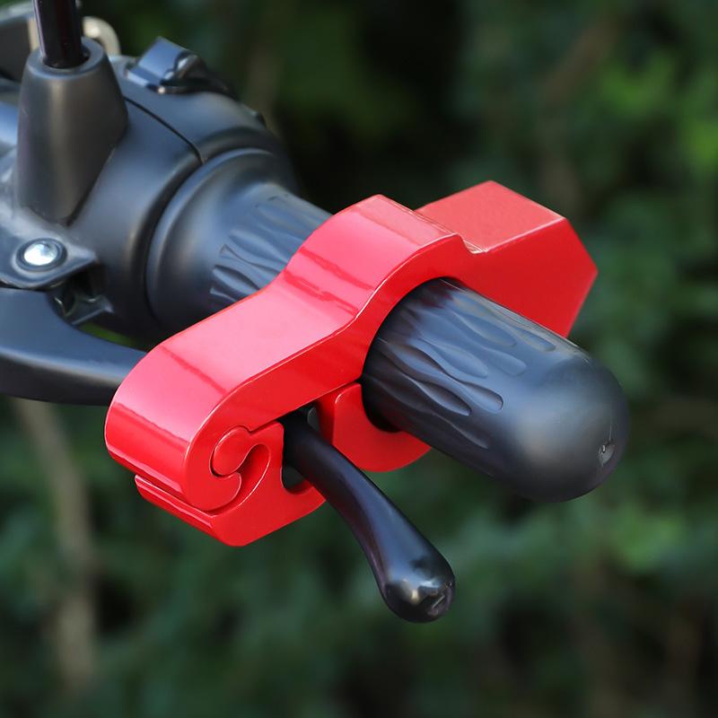 

Aluminum Alloy Motorcycle Handlebar Lock - Heavy Duty Anti-Theft for ATV/Dirt/Street Bikes, Tool-Free Install & Ergonomic Grip красный