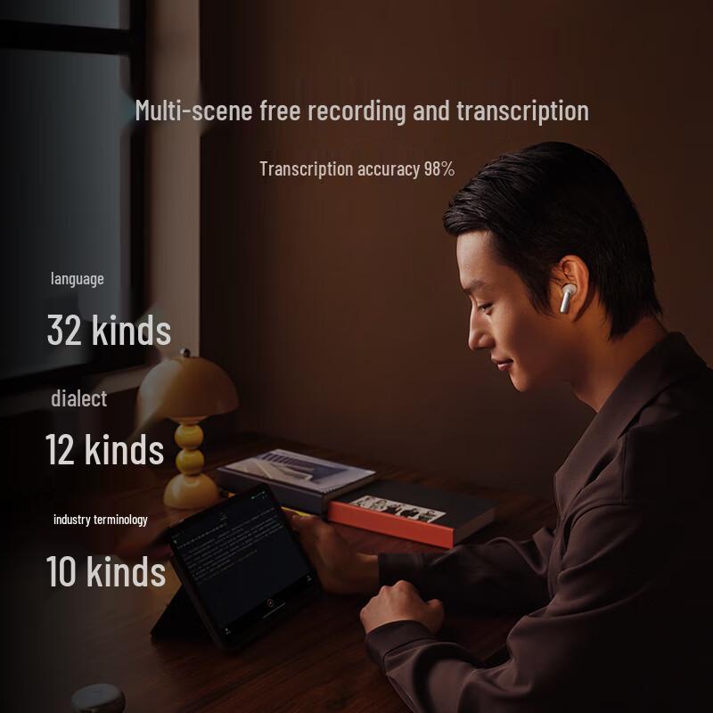 iFLYTEK Recording & Noise Cancelling Conference Earbuds Pro 2