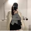 Women's 100% Pure Wool High Waist Button-Up Knit Cardigan Coat - Spring/Summer New Arrival.