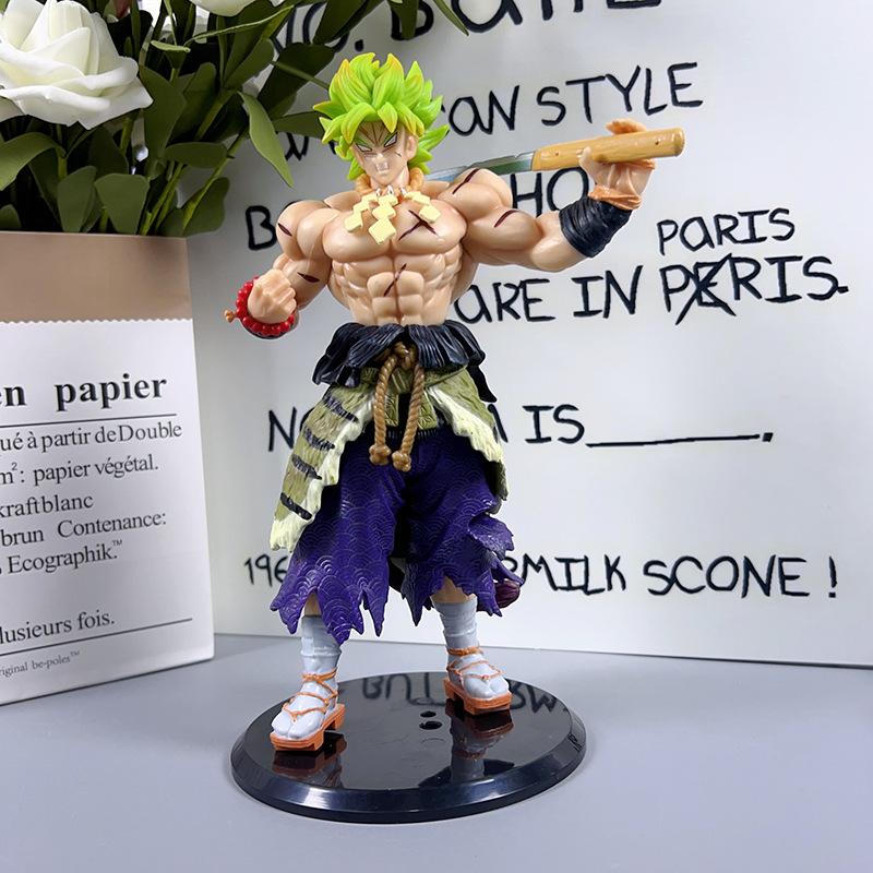 Dragon Ball ZLK Samurai Son Goku Broly Super Saiyan PVC Action Figures Anime Figure Model Toys Collection Doll Ornaments Gift