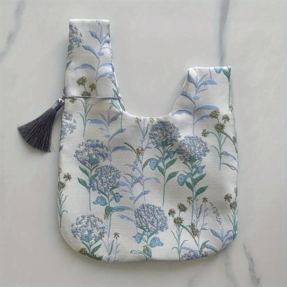 Chinese Style Wrist Bag Tassel Pendant Cheongsam Accessories Embroidery Hanfu Handbag Simple Purse Handbags Small Gift Pouch