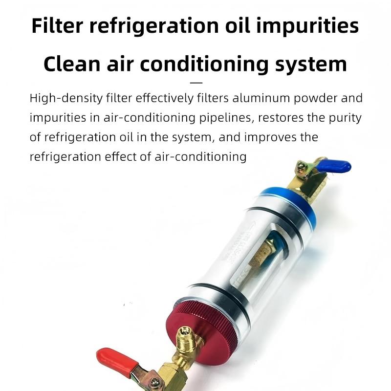 Automotive Air Conditioning Refrigeration Oil Filtration Analyzer Refrigerant Oil Replacement Tool Purity Detection Purifier