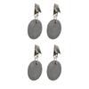 4Pcs Artistic Teardrop Table Cover Clamps Natural Stone Tablecloth Weights Enhances Dining Experience Functional Decors