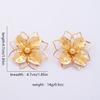 Women's Earrings Women's Hollow Flower Earrings Are Sweet and Romantic, Suitable for Daily Wear and Vacation Wear