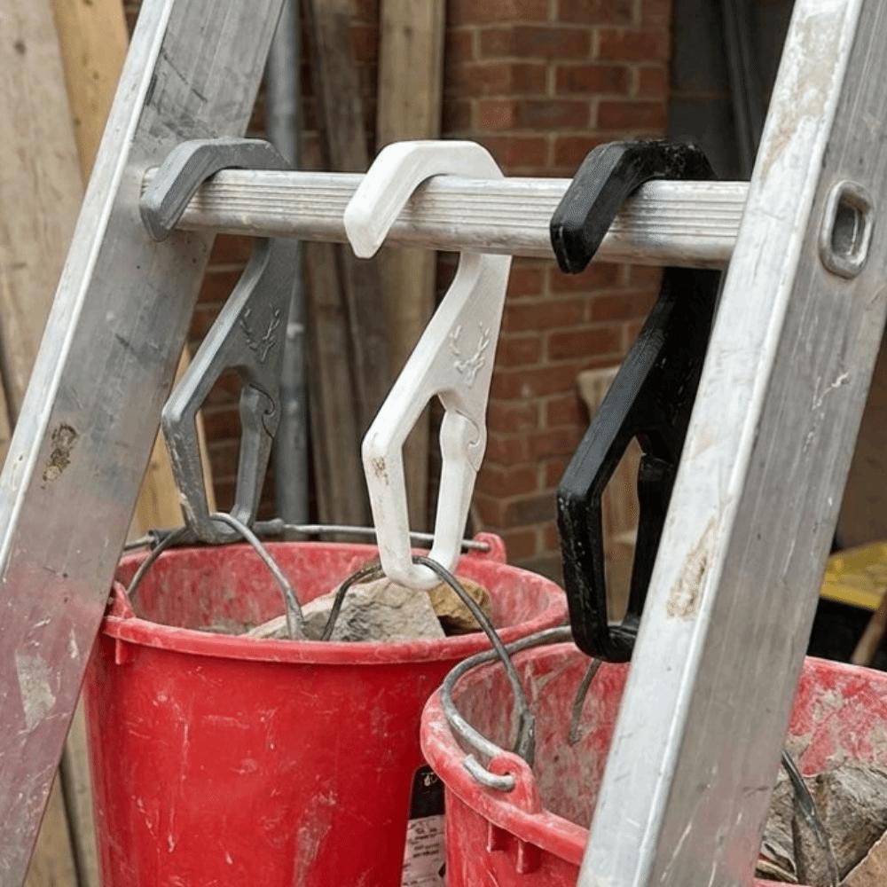 Fixed Hanging Ladder Paint Bucket Hook Painting Secure Clip Tool Outdoor Garden Renovation
