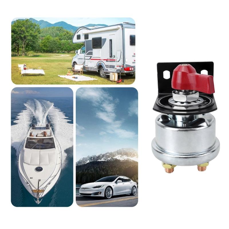 Battery Disconnect Switches, Isolator Cut Off Power Cut Battery Switches for Marine Car Boat Vehicles