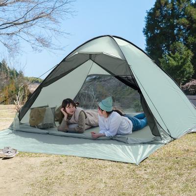 ENDLESS BASE One-Touch RENEW Tent, 200cm Wide, 2-3 Person, Pop-Up Tent with Sunshade, Water Resistant, Camping, Outdoor Use, 43500002(88859)