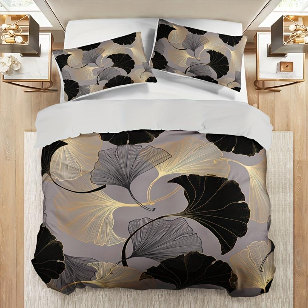 3pcs Blue Beding Set Beautiful Girl Anime Printed Cozy Soft Duvet Cover Set King Quen Twin Single Sized Dimensions Birthday Gift Bedrom Decor