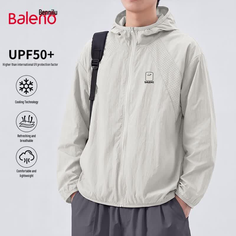 Baleno Men s Cool Breathable Hooded Sun Protection Jacket 3XL