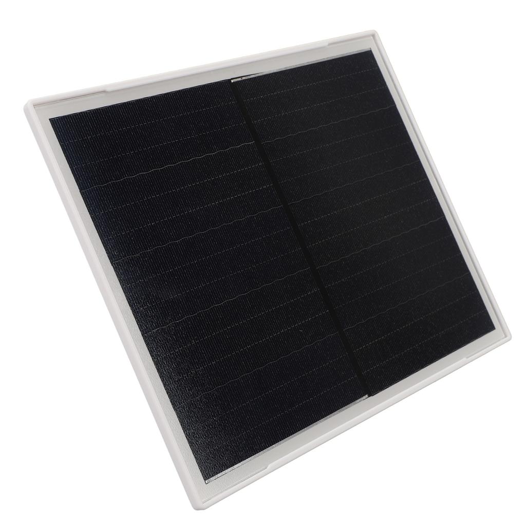 Wall Solar Panel Weather Resistant Low Power Consumption Type C Solar Charging Panel for Doorbell Security Camera 10W 5V