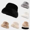 Plush Fisherman Hat For Winter Autumn Retro Warm Sun Protection