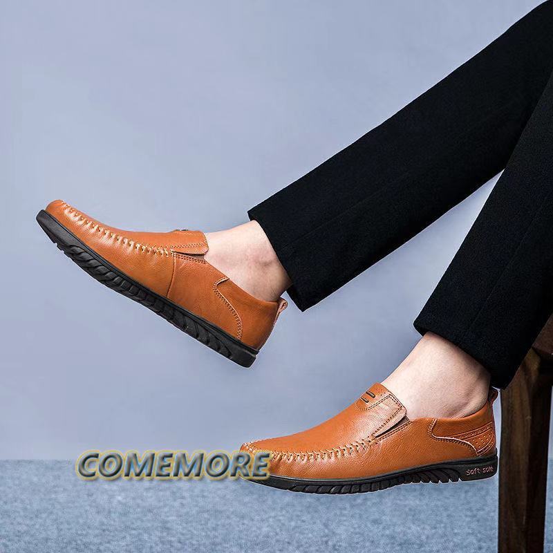 Męskie Letnie Sneakersy Wysokiej Jakości Ręcznie Robione Skórzane Luksusowe Buty Męskie Casualowe Outdoorowe Płaskie Dno Buty do Jazdy Zapatos De Hombre