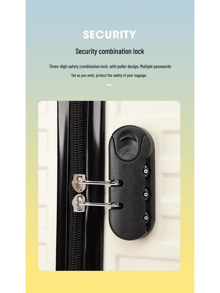 20-Inch Children's Travel Suitcase with Universal Wheels and Password Lock