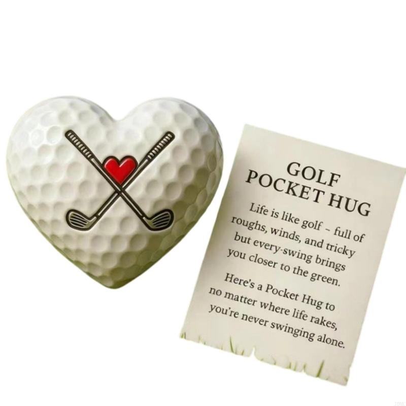 Golf Journey Companion Inspirational Resin Charm With Proverb Message Card J0MC