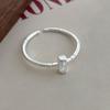 Trendy Geometric Lines Adjustable Women's Open Ring