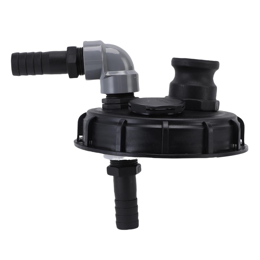 IBC Lid DN150 PP Water Storage Tank Lid IBC Container Cover Cap with Lock Cap for Fish Tanks Garden Irrigation