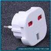 Steckdosenadapter Flammhemmend Reise Geschäftsreise Wandsteckdosen-Konverter UK auf EU Stecker Ladebuchsen-Adapter