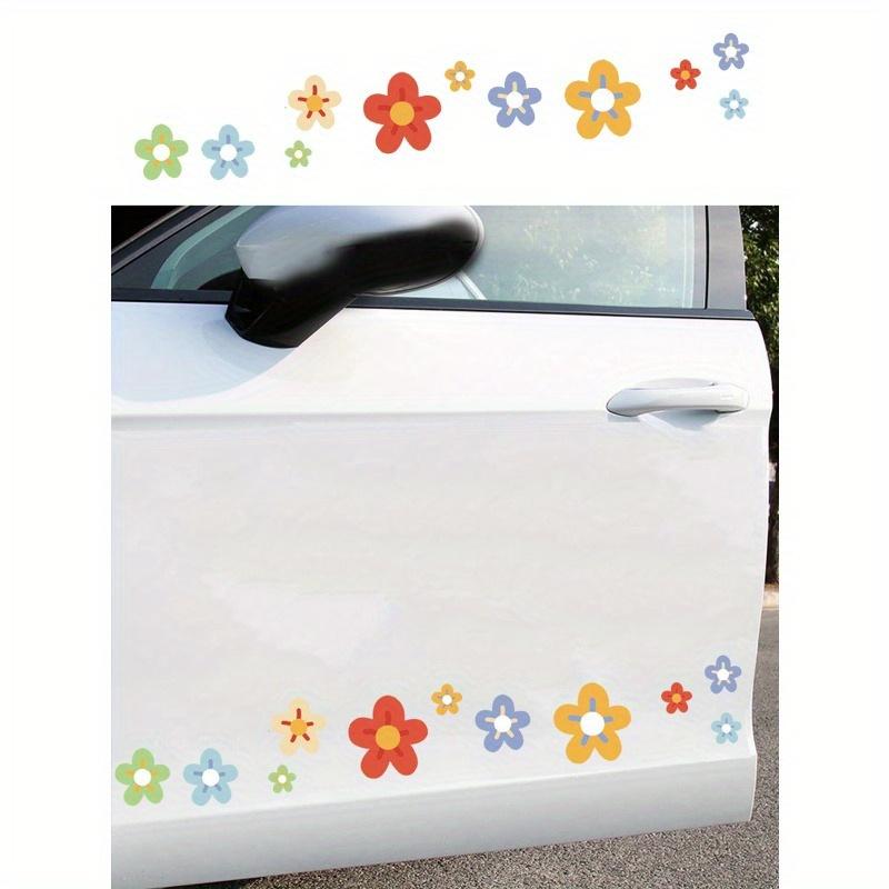 1sheet Flower Print Car Sticker
