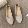 Fashion Woman Flats Slip-on With Heel Moccasins Pearl Cheap Clearance Quick Delivery Low Price Elegant and Fashionable Shoes for Women