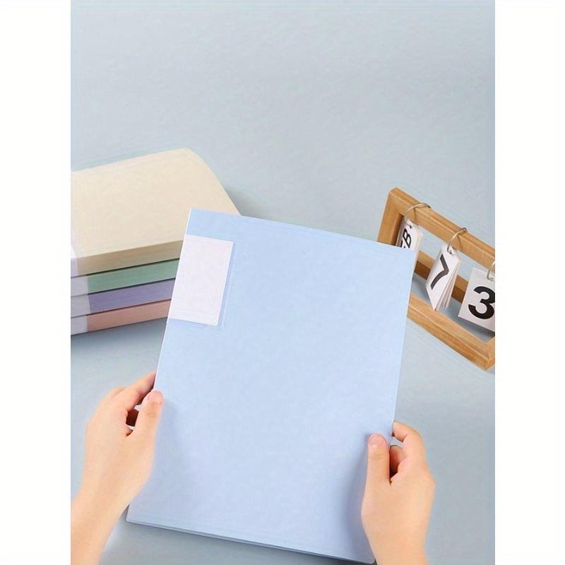 

Папка для документов формата А4 с 30 прозрачными вкладышами, Студенческая папка-органайзер для файлов, бумаг, отчетов, Снова в школу, Школьные принадлежности Blue разноцветный