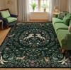 Jungle Animal Green Rugs Tiger Area Carpet for Living Room Non Slip Machine Washable Floor Mat Home Decor Bedroom  Rug