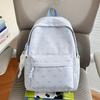 Schoolbag Mori Ins New High-value Fresh and Sweet Bow Backpack Junior High School Lightweight Leisure Travel Backpack