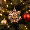 Red White And Blue Hanging Decor USA 250th Anniversary Christmas Ornament, Snowflake Decor, 1776-2026 Commemorative Patriotic Gift Acrylic Tree