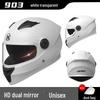 All-Season Electric Motorcycle Helmet with Double Visor for Men and Women - Winter Warm, Full-Face Protection