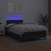 Maison Exclusive - Sommier à lattes de lit matelas LED noir 120x190 cm similicuir