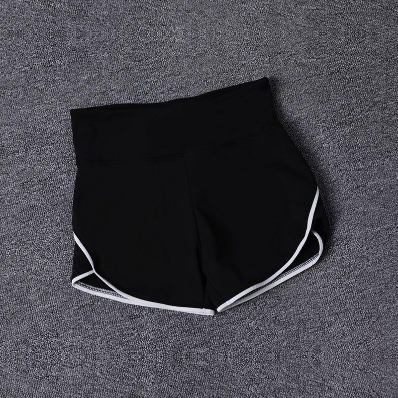 

Women s High-Waisted Butt Lifting Yoga Shorts - Tummy Control, Sexy Tennis Running Outerwear, Fitness Three-Quarter Length Pants XL чёрный
