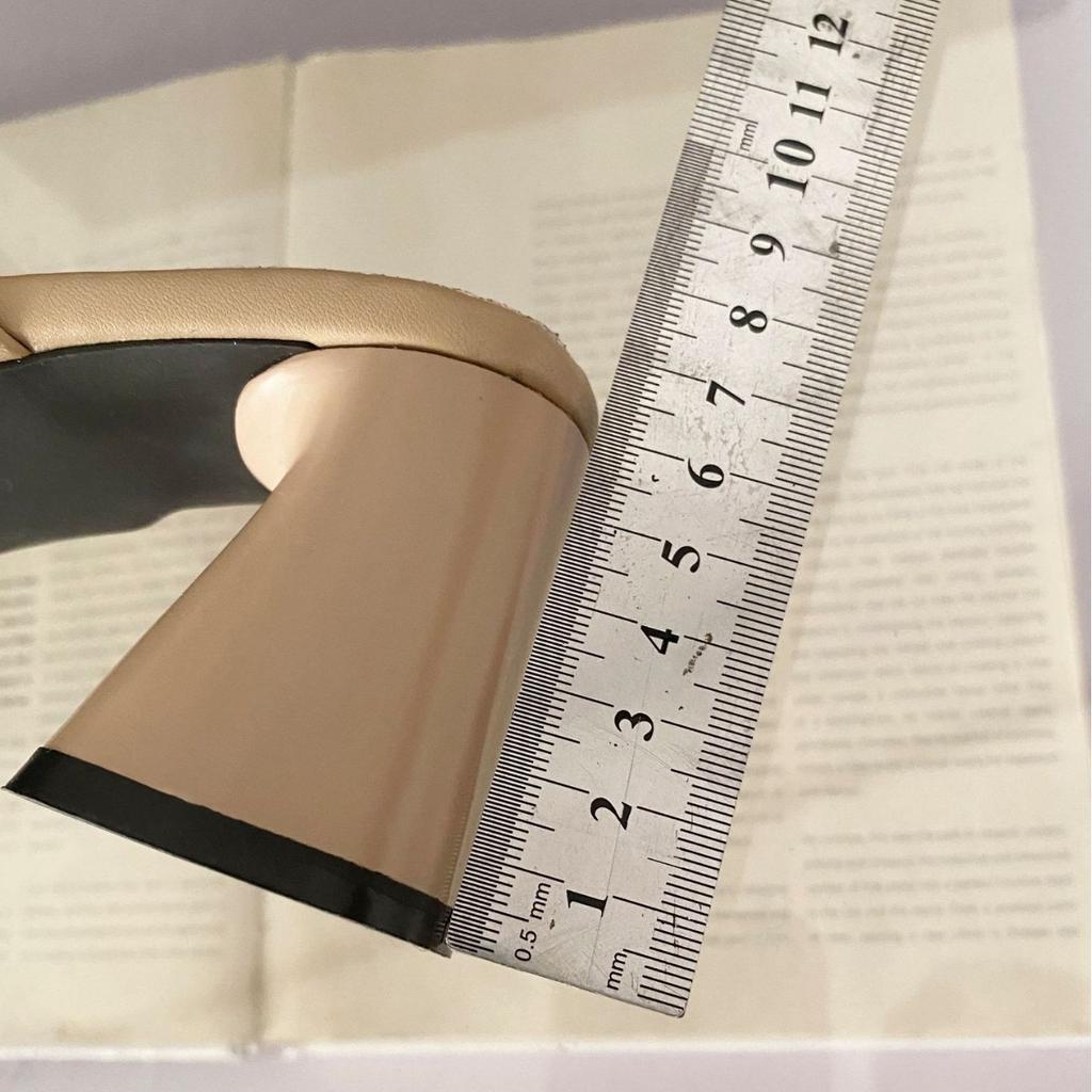 Thick heel women's slippers wish new bag head height increase thin women's shoes 2025 Korean version comfortable foreign trade cool slippers