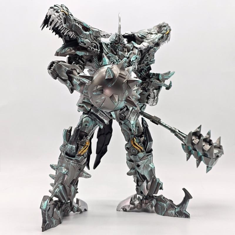23cm Dinosaur Transforming Toy Leader Grimlock Action Figure Deformable Dinosaur Robot Model Desk Ornament Children Adults Gifts