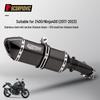 Ninja 400 Z400 Stainless Steel Mid-Pipe Exhaust, Non-Destructive Install for 2017-2023 Models