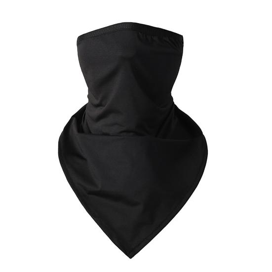 Sun Protection Guard Quick-Drying Fabric Ice Silk Face Guard with Elastic Ear