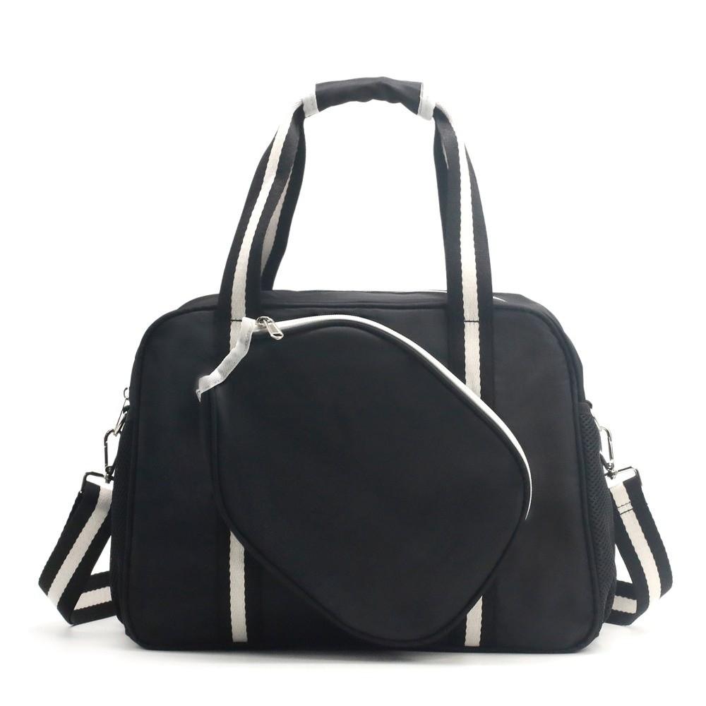 Nylon Pickleball Racket Shoulder Bag Large Capacity Pickleball Handbag  Outdoor Sports