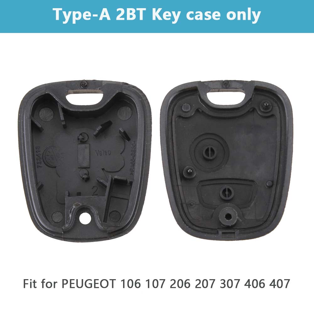 

2 Buttons Car Remote Key Shell Case with 307/206 Blade fit for Citroen C1/C2/C3/C4/ XSARA Picasso/Peugeot 307/207/407/306/406