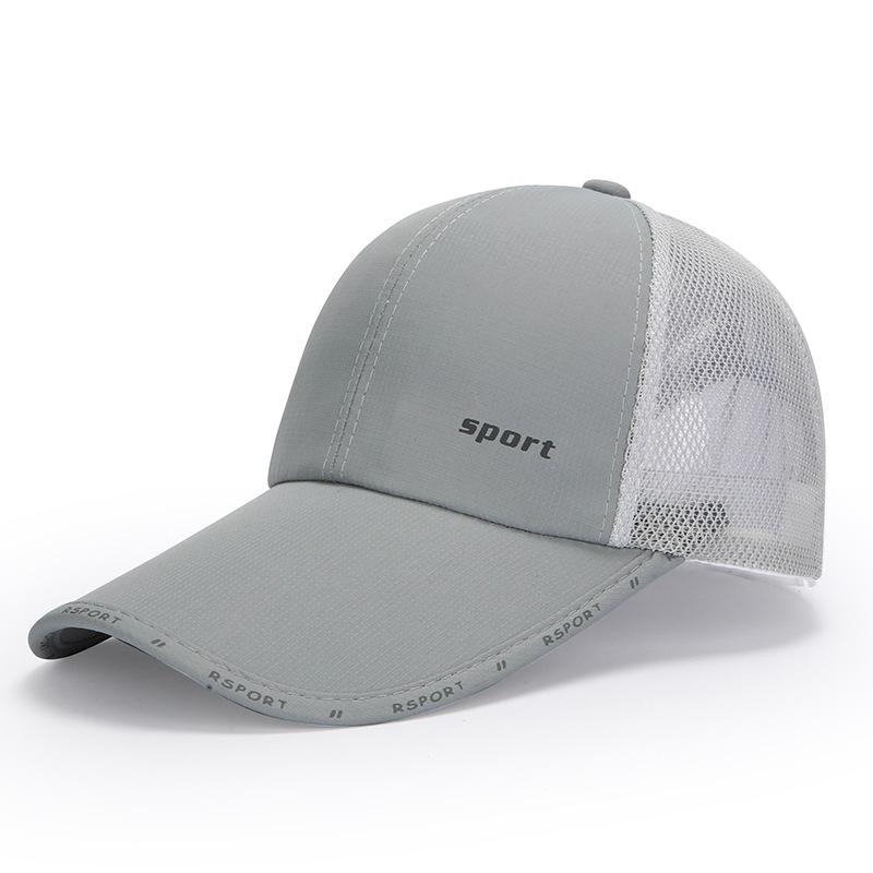 Spring Summer Outdoor Thin Baseball Cap Men's Sunshade Sunscreen Cap Breathable Quick-Drying Cap