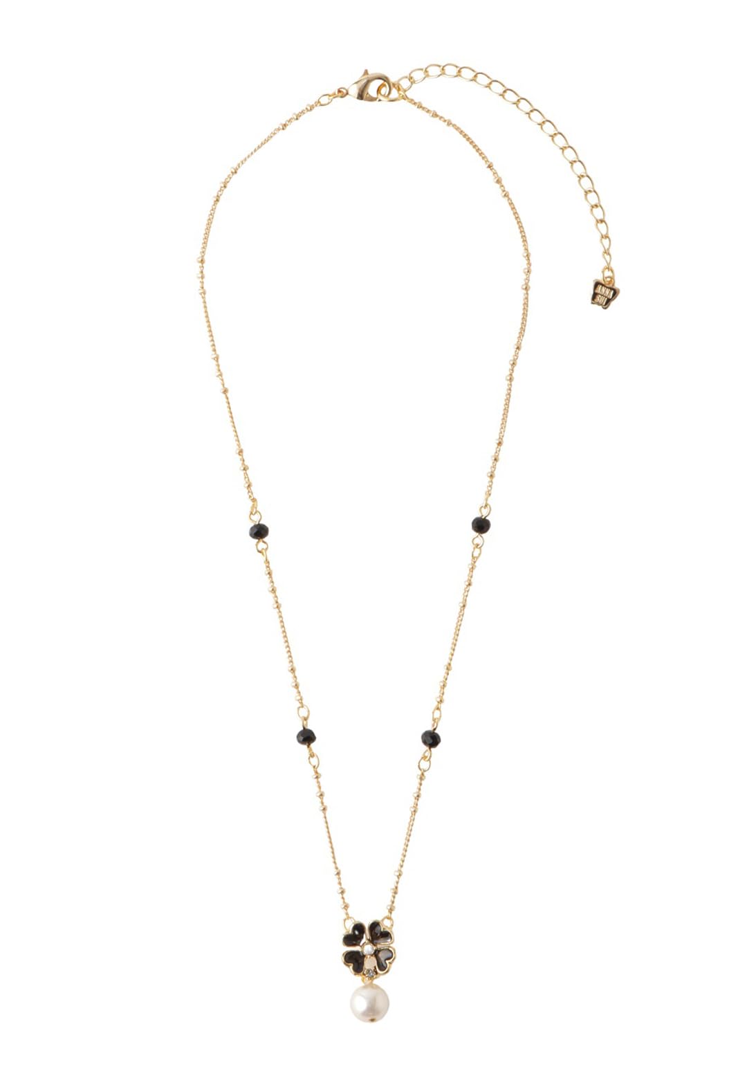 

Anna Sui Clover Motif Necklace SAMN200240XD чорний