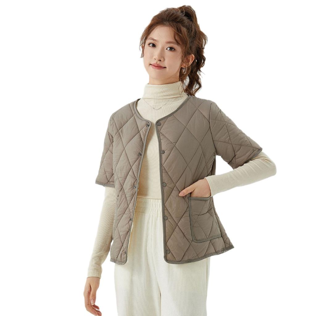 Fashionable Warmth and Comfort Student Youth Thickened Warm Short-sleeved Cotton Liner Home Cotton Clothing Cotton Clothing Padded Can Be Sent 2366