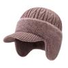 Warm Knit Beanie Hat Ear Protection Baseball Cap Fashion Ear Flap Beanie  Outdoor