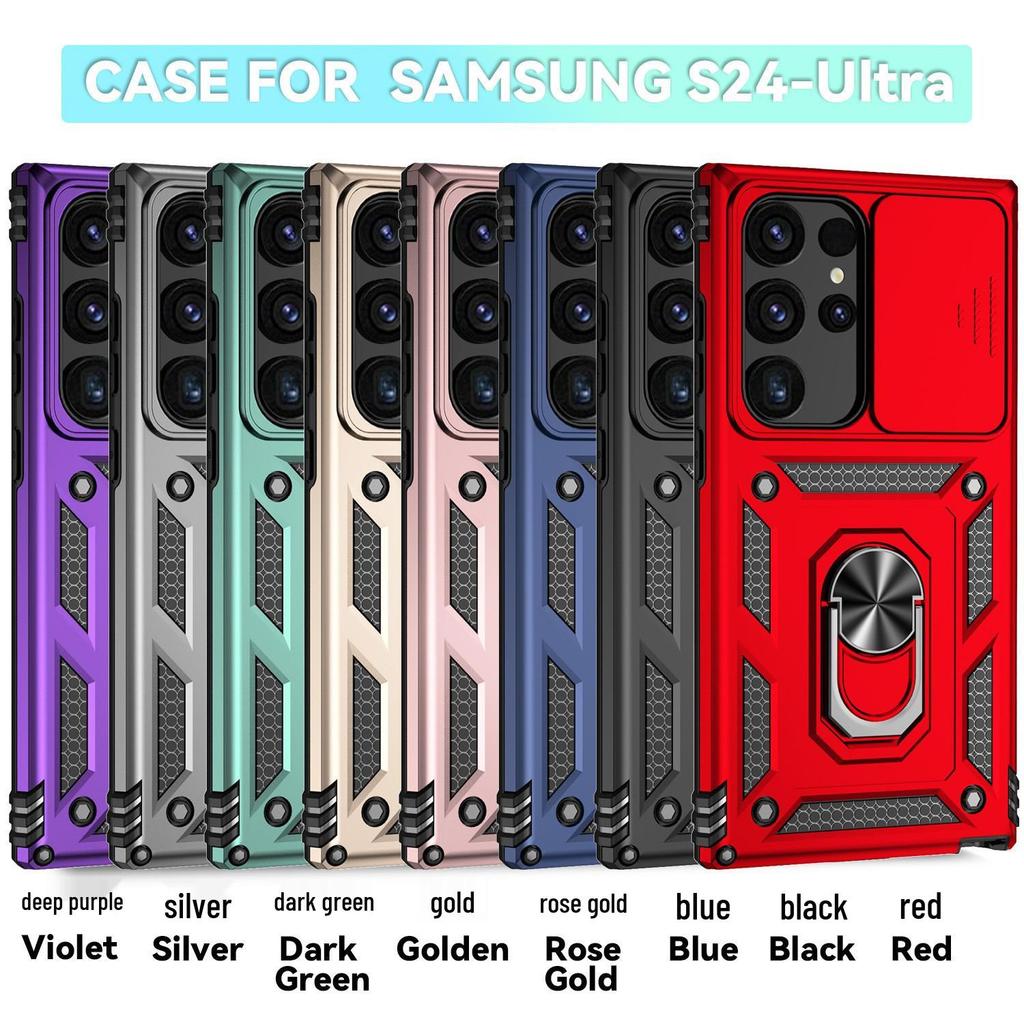 Samsung S26 Ultra Push-Window Phone Case with Magnetic Bracket