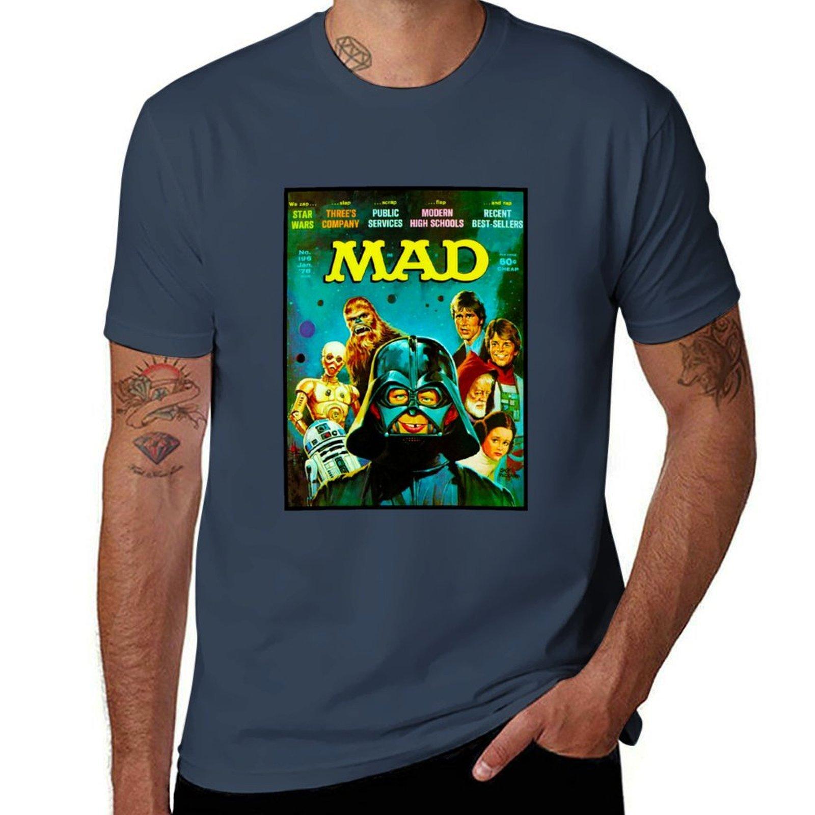 A Great Classic Mad Magazine Cover 196 Tshirt Plus Size Nonshrink Tshirt S