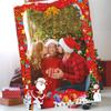 Weihnachten Fotoautomat Requisiten, Weihnachten Selfie Fotoautomat Rahmen mit 20 Stück Weihnachtsfeier Fotoautomat Requisiten Weihnachtsfeiertags-Party Dekorationen