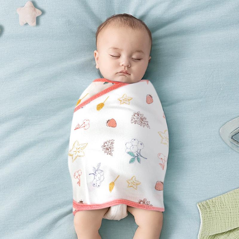 Anti-Startle Baby Swaddle Blanket, Summer Style, Pure Cotton Newborn Sleep Sack