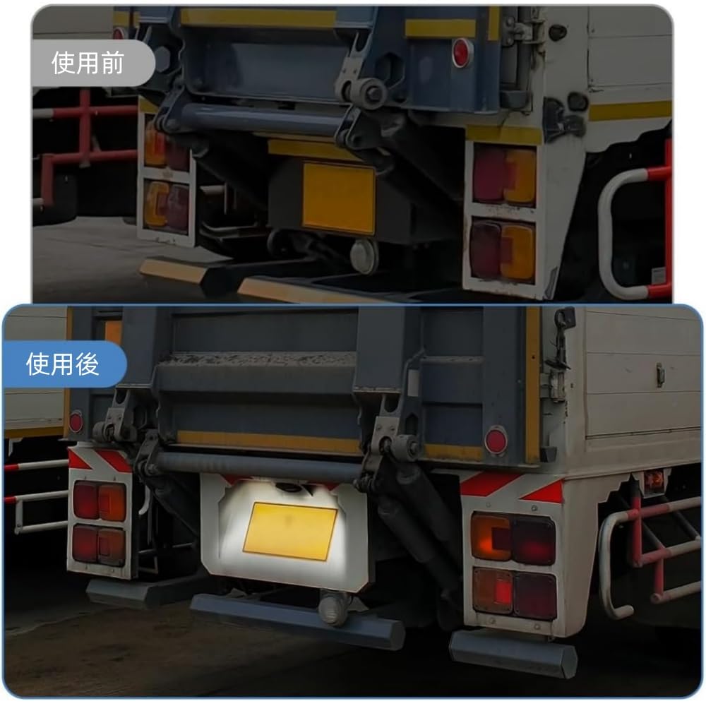 License Lamp 2 Pack Back Lamp Marker LED License Plate Light 24V 6