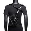 Creative Skull Ladies Crossbody Bag Multi-Back Diablo Punk Locomotive Fanny Pack